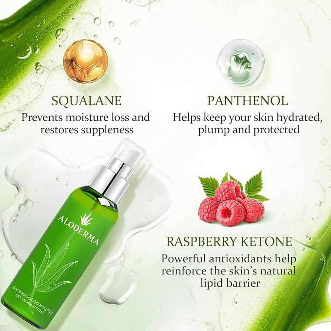 Aloderma Aloe Botanical Hydrating Mist Made - Image 3