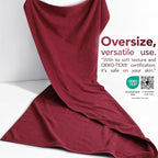 American Soft Linen 100% Cotton 600 GSM Turkish 40x80 Oversized Bath Towel Sheet - Image 3