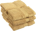 Superior Egyptian Cotton Pile Face Towel/Washcloth Set of 6, Ultra Soft Luxury by SUPERIOR
