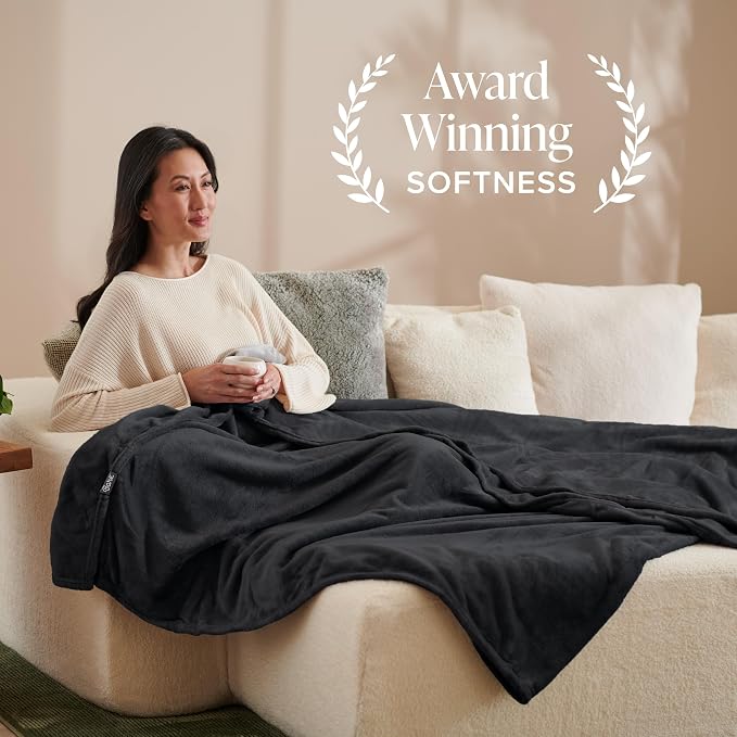Bare Home Fleece Blanket - Image 2