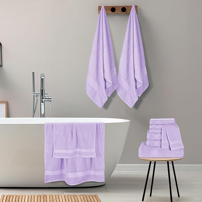 GLAMBURG Ultra Soft 24-Piece Towel Set - Image 5