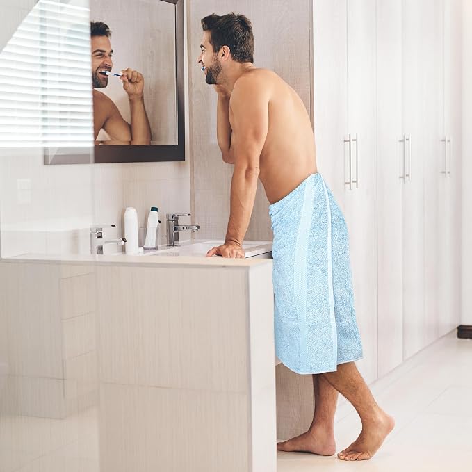 Commercial Bulk Pack of 12 Large Bath Towels – 100% Cotton Terry 24" x 50" – - Image 7