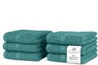 100% Cotton Wash Cloth for face & Body Set of 6, Sustainable, Highly Absorbent by VillaCelestia