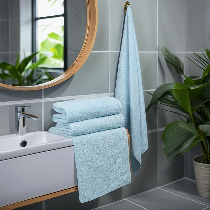 Tens Towels Pack of 4 Extra Large Bath Towels 30 x 60 Inches, 100% Cotton - Image 2