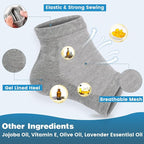 TEAWOO 6 Pairs Moisturizing Heel Socks - Image 4