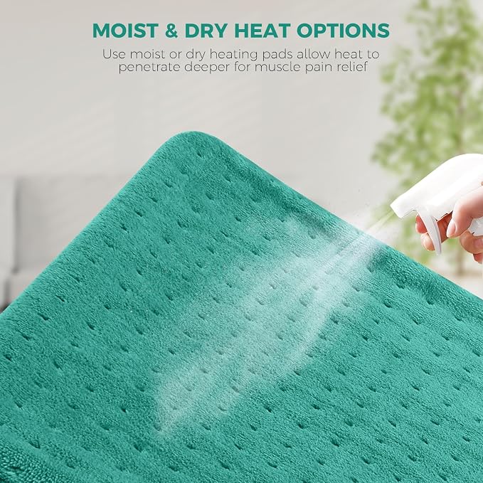 NOWWISH Heating Pad for Back Pain Relief & Period Cramps, 12x24 Inches Electric - Image 2