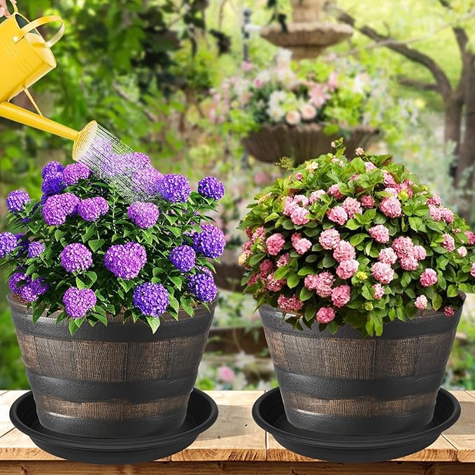 2 Pack of 16 17 inch Plant Saucer, 2.4" Depth Large Plant Tray, Heavy Duty - Image 5