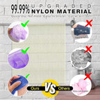 UJFQBH 3 Pieces African Bath Sponge African Net Long Net Bath Sponge - Image 2