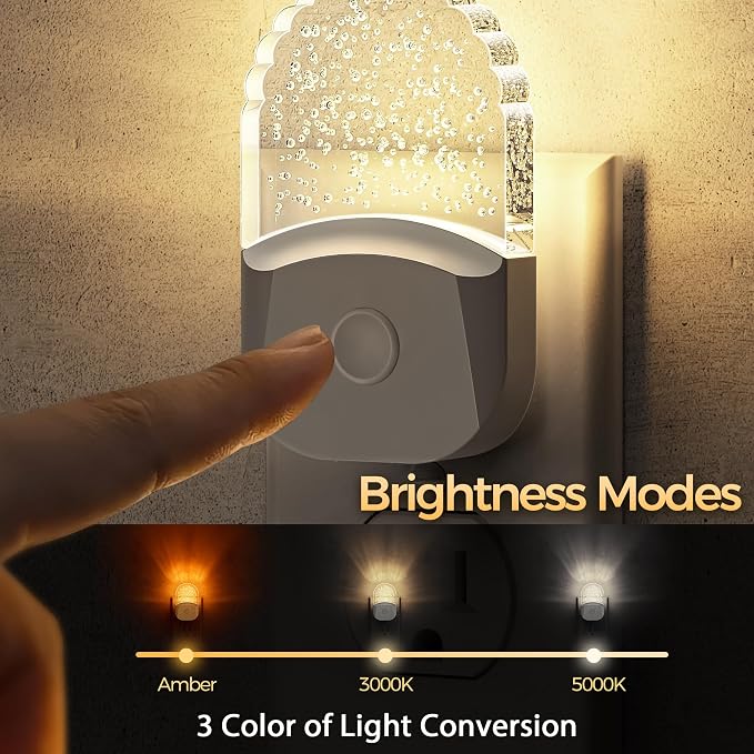 DORESshop Night Lights Plug Into Wall 3CCT LED Night Light - Image 2