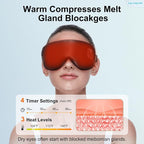 FACEMOON Heated Eye Mask for Dry Eyes: Electric Warm Compress for Blepharitis - Image 3