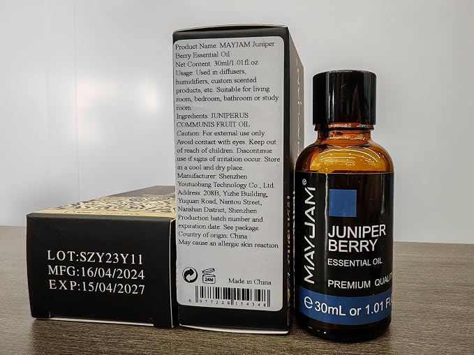 Juniper Berry Essential Oil 30ML/ 1.01FL.OZ, MAYJAM Pure Juniper Berry Oil - Image 9