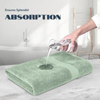 White Classic Luxury Bath Towels Set of 4 Large - Image 4