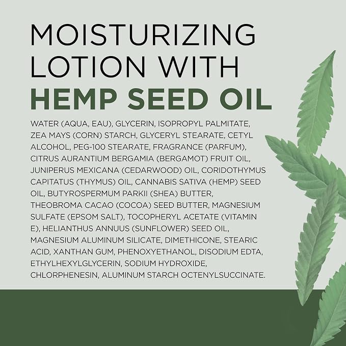Dr Teal's Body Lotion, Cannabis Sativa Hemp Seed Oil & Essential Oils, 18 fl oz - Image 7