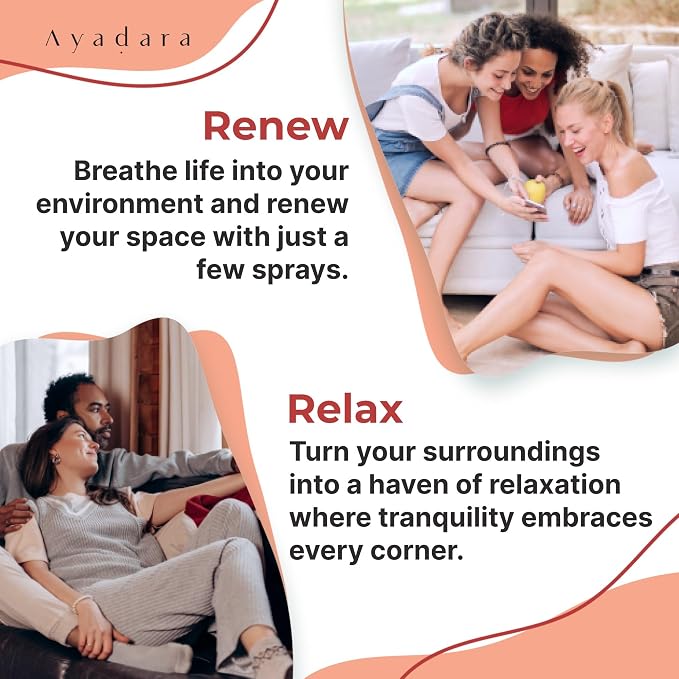 Ayadara Natural Room Spray, 4 oz, Aromatherapy - Image 4