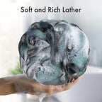 AmazerBath Charcoal Loofah Sponge, Large Shower Loofah 75g/PCS - Image 3