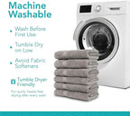 Pleasant Home Bath Towels Set of 6 100% Cotton, 515 GSM | Lightweight, Soft & - Image 5