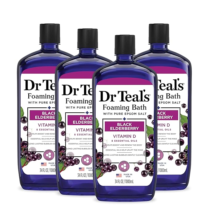 Dr Teal's Foaming Bath with Pure Epsom Salt, 34 fl oz by DrTeals