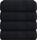 Belizzi Home 4 Pack Bath Towel Set 27x54, 100% Ring Spun Cotton, Ultra Soft by Unknown