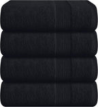 Belizzi Home 4 Pack Bath Towel Set 27x54, 100% Ring Spun Cotton, Ultra Soft by Unknown