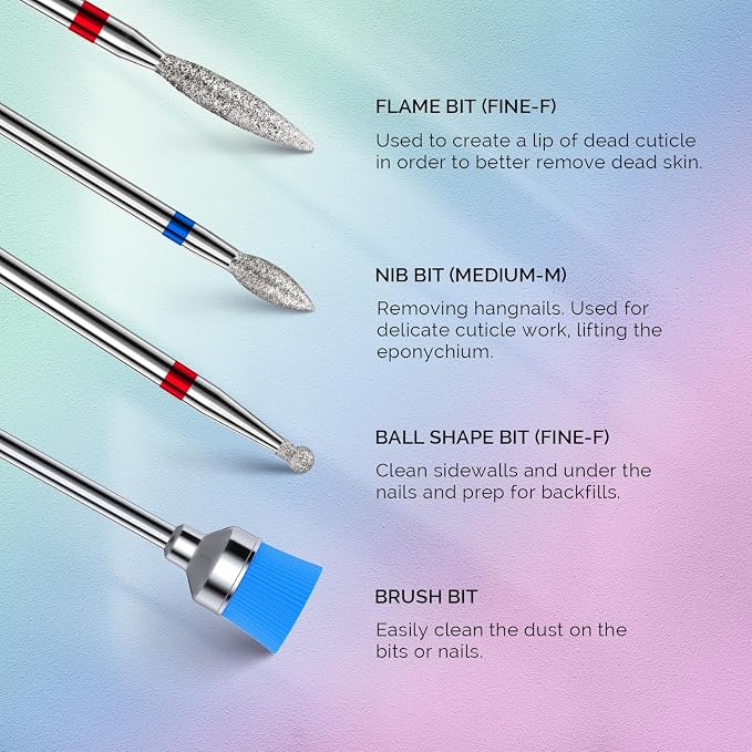 MelodySusie Nail Drill Bits Set - Image 6