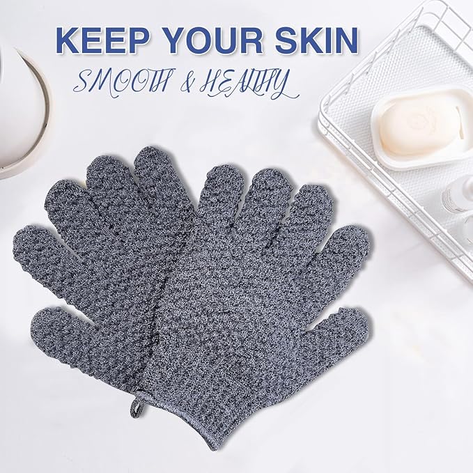 Yiclick 12Pcs Heavy Exfoliating Gloves, Body Scrub Glove - Image 7