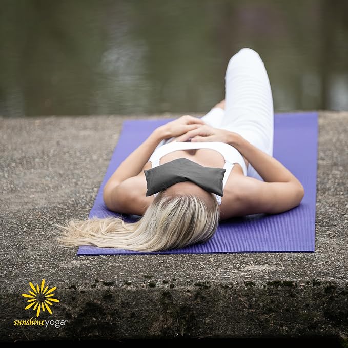 Sunshine Yoga 4-Pack Unscented Sateen Eye Pillows, Low-Luster, 9’’ x 4’’ - Image 8
