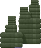 GLAMBURG Ultra Soft 24-Piece Towel Set by GLAMBURG