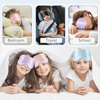Kids Sleep Mask Eye Cover, 100% Real Natural Pure Silk Eye Mask - Image 7