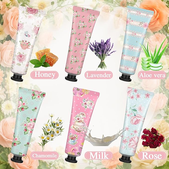 Tea Party Hand Cream Gift Set Wonderland Floral Tea Party Favor Flower - Image 6