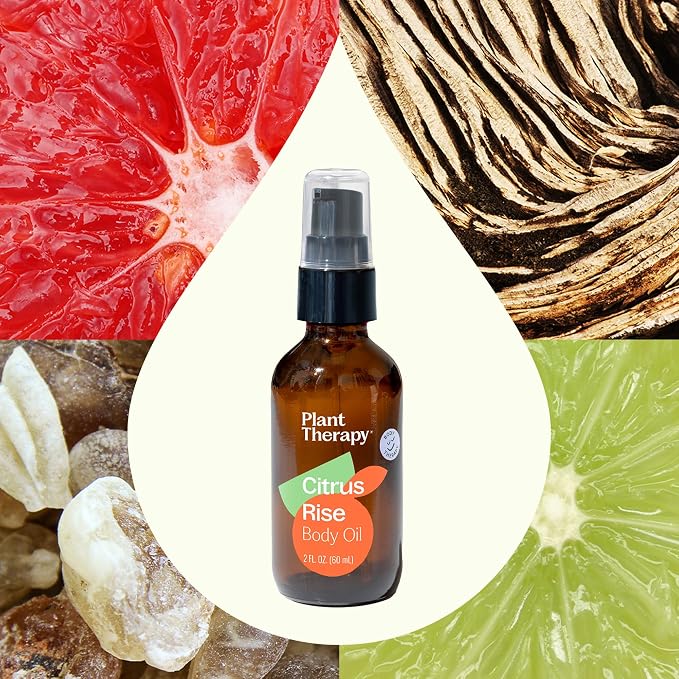 Plant Therapy Citrus Rise Body Oil 2 oz Naturally Uplifting Scent, Lightweight - Image 3