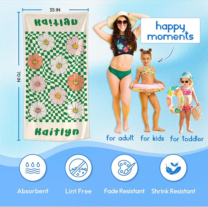 JML Personalized Beach Towel - Image 3