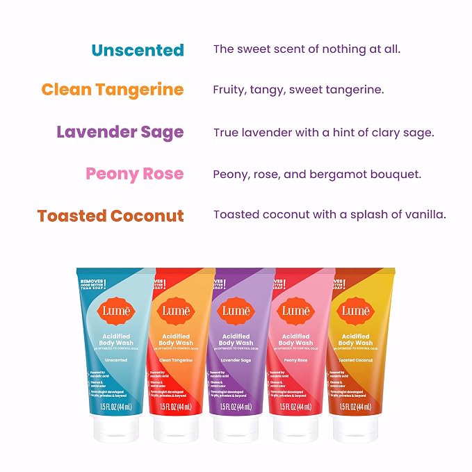 Lume Acidified Body Wash 5 Pack Minis - Image 2