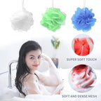 Star Brand Long Lasting Bath Sponge 6 Counts | 60g Heavy Bath Mesh Pouf - Image 4