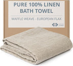 Pure 100% Linen Bath Towel by THINGSTORIES