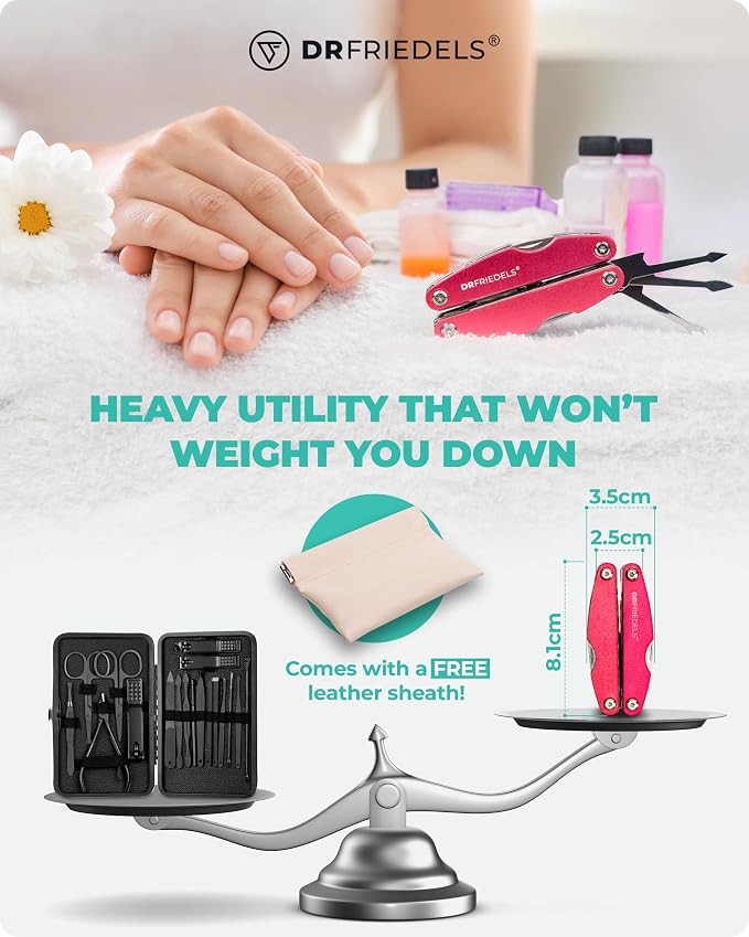 Manicure and Pedicure Kit - 9 in 1 Professional Manicure Set - Image 5