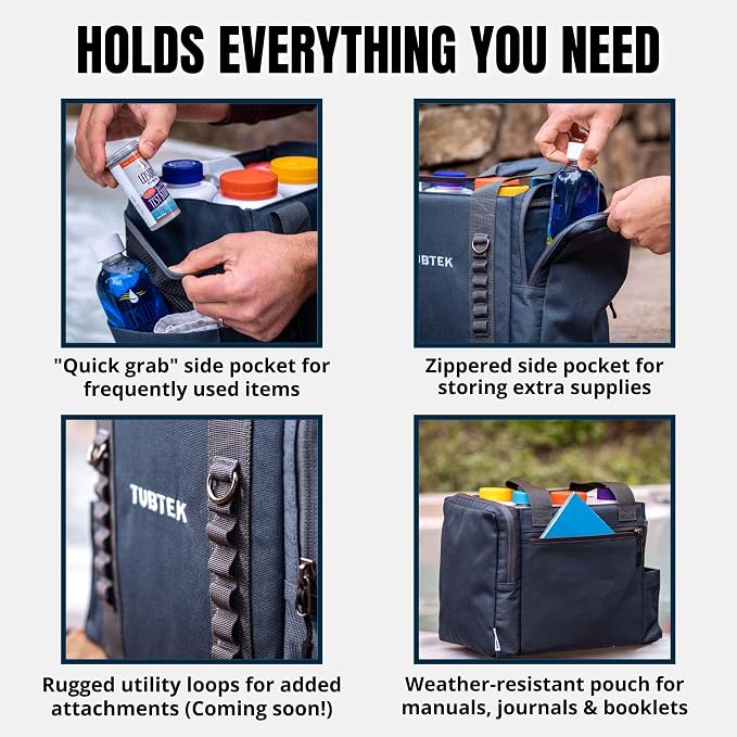 TUBTEK Hot Tub Chemical Bag | Hot Tub Storage - Image 3