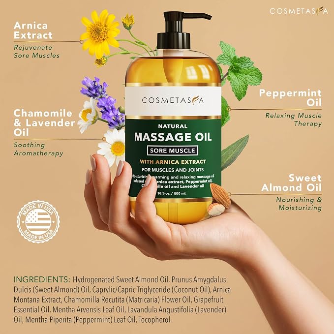 Cosmetasa Sore Muscle Massage Oil - Image 2