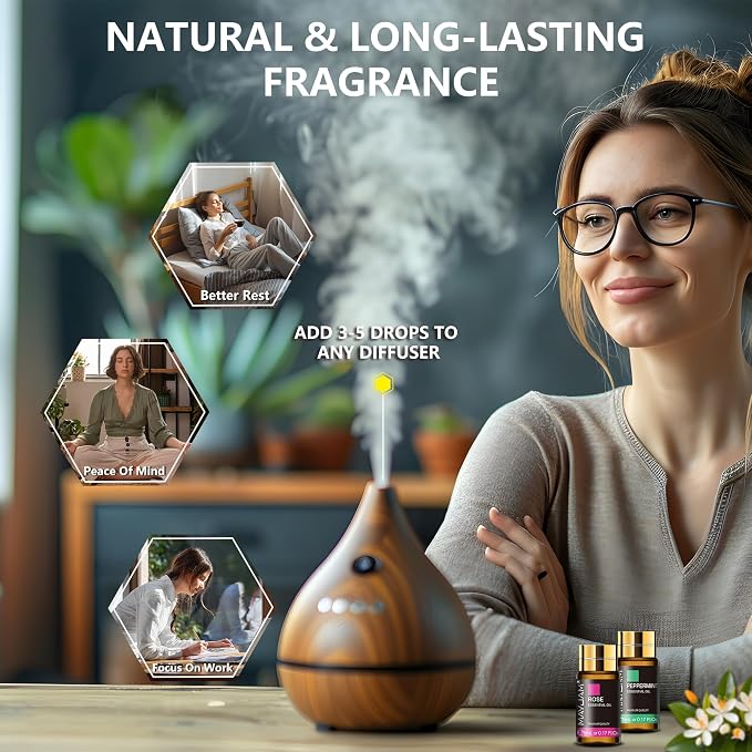 MAYJAM Tea Tree 20 Pcs Pure Essential Oil Gift Set, - Image 5