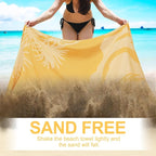 Genovega Oversized Cotton Turkish Beach Towels 72"x36" Lightweight Quick Dry - Image 3