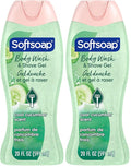 Softsoap Moisturizing Body Wash and Shave Gel, Cool Cucumber Scent, 20 fl oz by Home