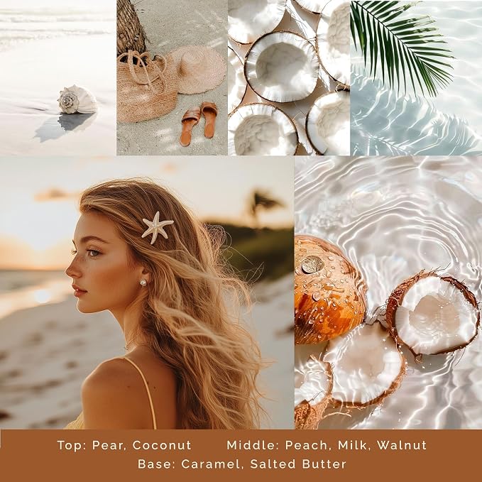 Luxury Coconut Scented Candle - Image 3