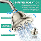 Cobbe Filtered Shower Head, 7 Modes High Pressure Shower Heads - Image 6