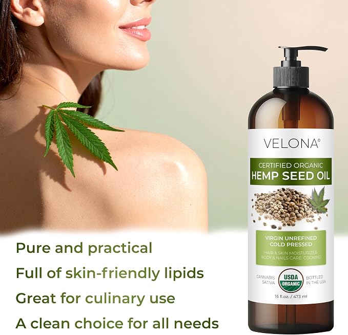velona Hemp Seed Oil USDA Certified Organic - Image 6