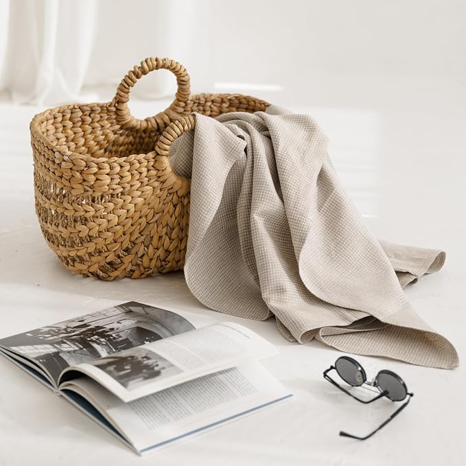 Natural Flax Linen Bath Towel - Image 3