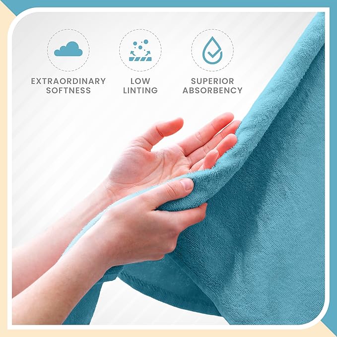 Martex 6-Piece Luxury 100% Cotton Towel Set | Quick Dry | Super Absorbent | - Image 5