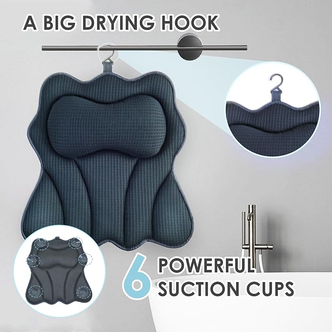 Bath Pillows for Tub – Luxury Bath Pillow & Bathtub Pillow - Image 5