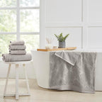 Modern Threads 6 Piece Cotton Bath Towel Set – Ultra Soft 550 GSM Towels – - Image 4