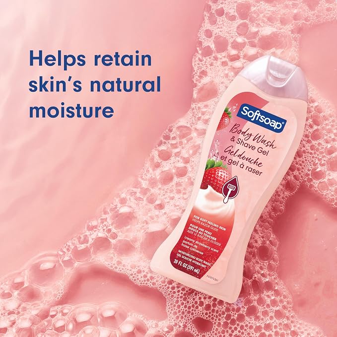 Softsoap Moisturizing Body Wash and Shave Gel, Helps Razor Glide, Creamy - Image 7
