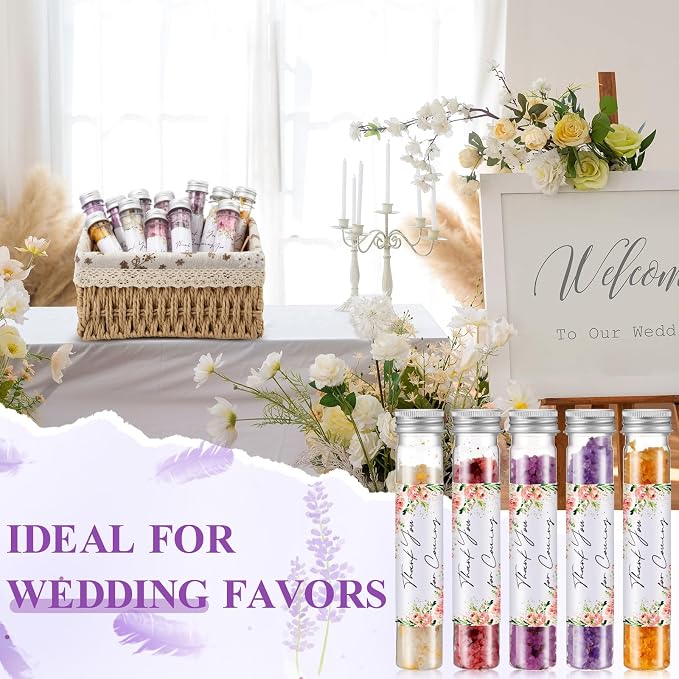 24 Pcs Aromatherapy Bath Salts Test Tube Bath Salts - Image 6