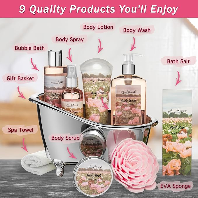 Aqua Elegante Spa Gift Basket - Image 2